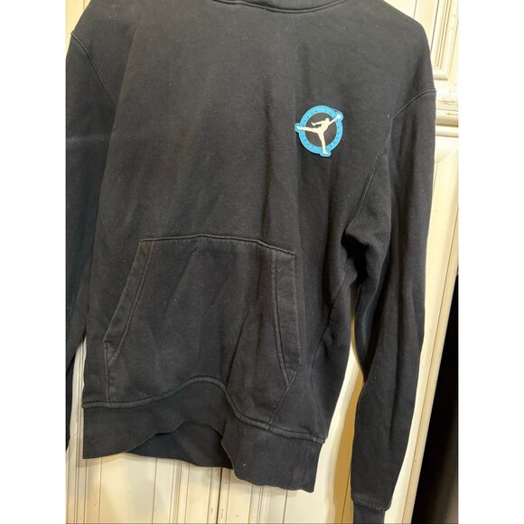 Nike Air Jordan Men's MJ Flight MVP OK Graphic Fleece Hoodie Black XS - Picture 5 of 9